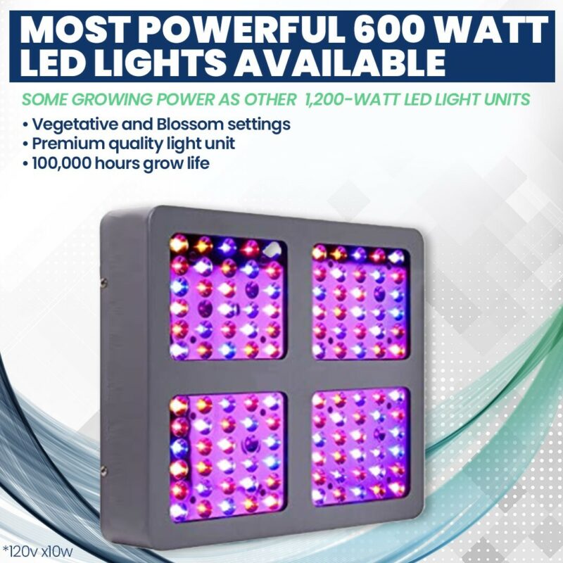 Most Powerful 600 Watt LED Lights Available