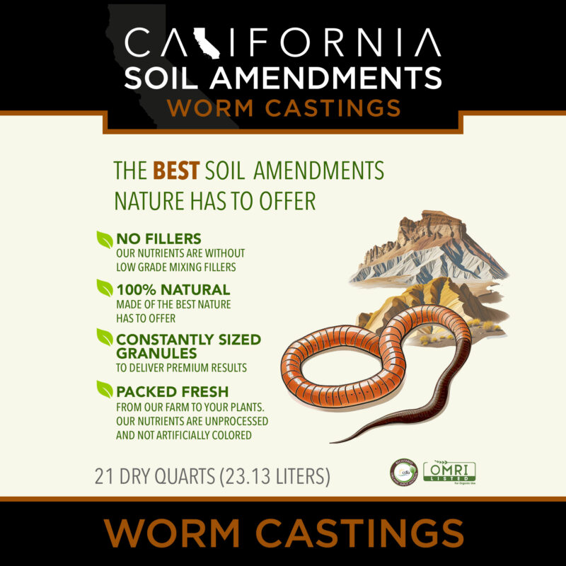 Worm Castings front label