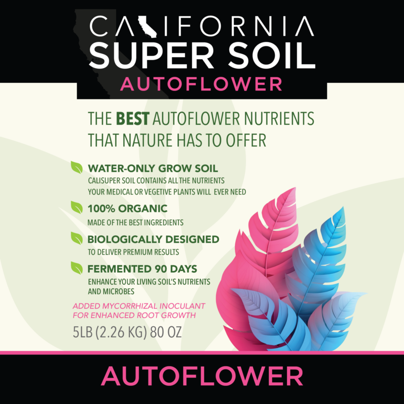 AutoFlower Super Soil Concentrate Label