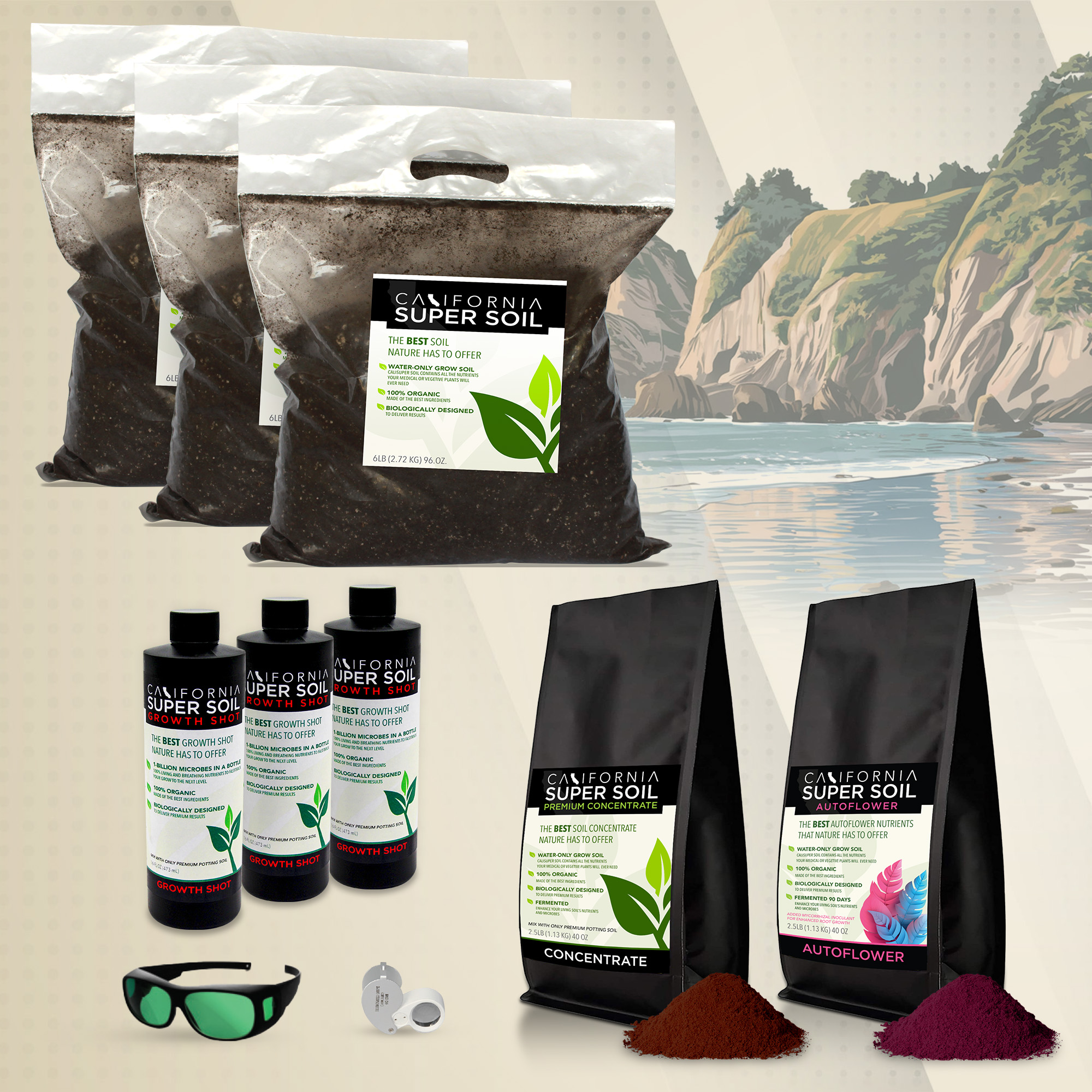Cali Super Soil Portfolio Pack